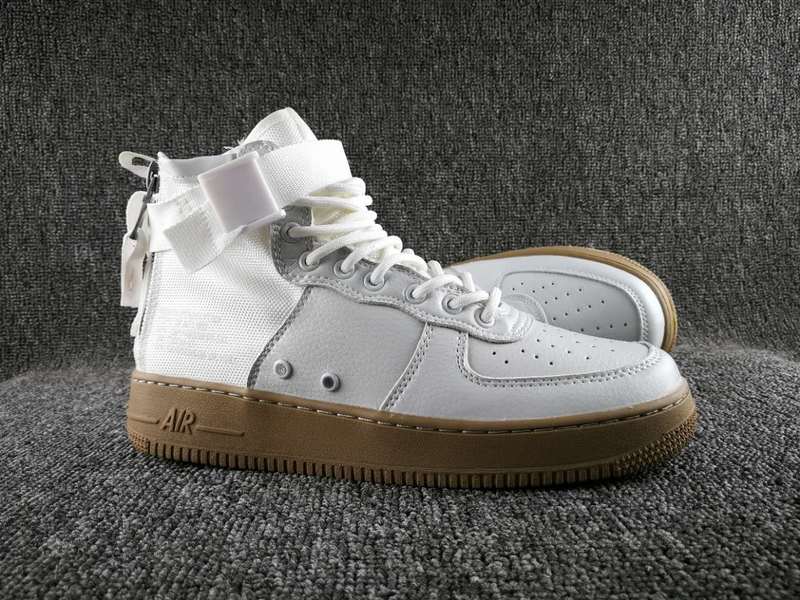Women Nike Special Field SF AF1 Mid White Gum Shoes